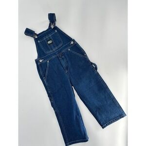 Key Kids Premium Toddler Blue Denim Bib Overalls Jeans Size 3T